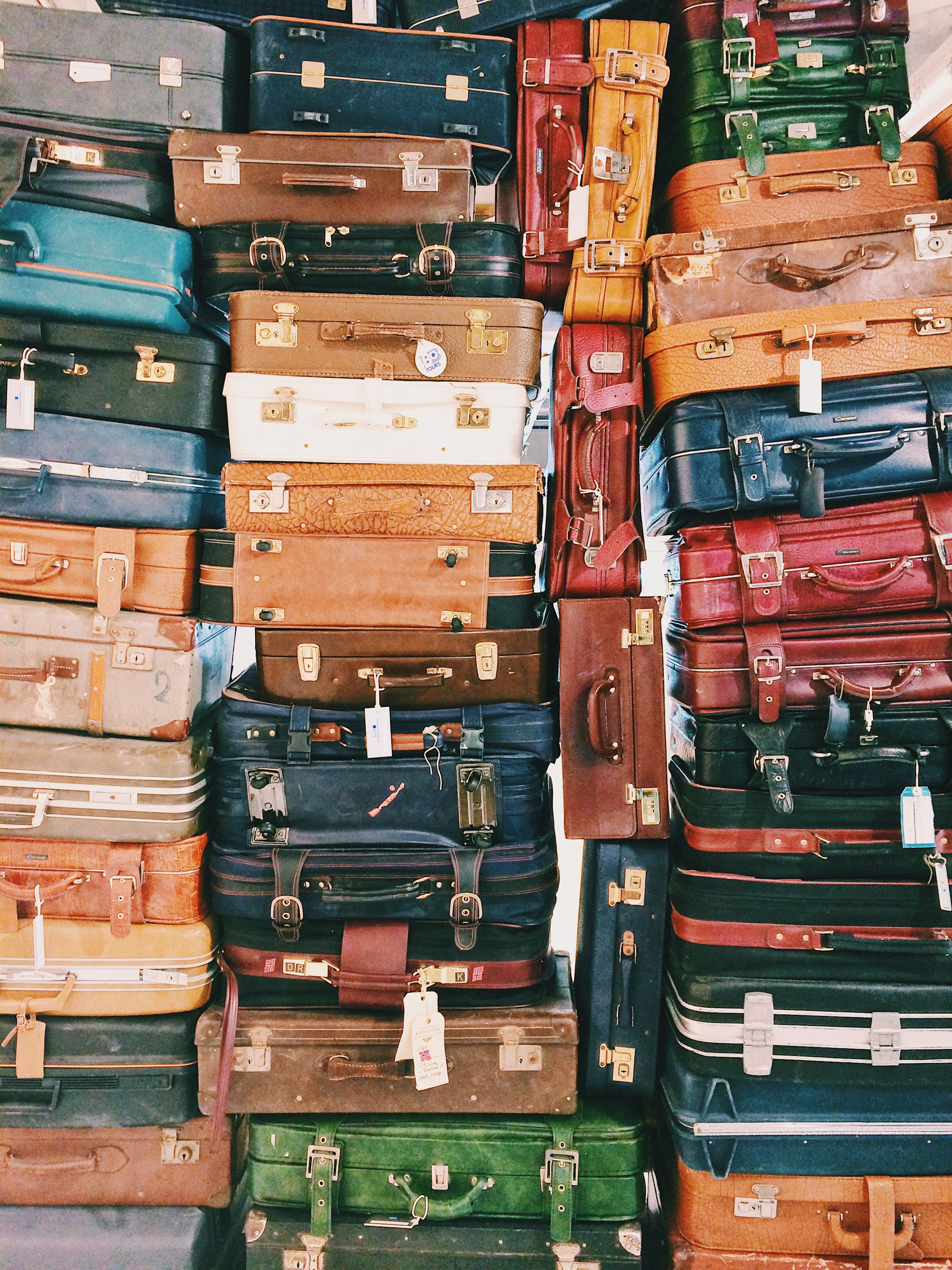 Carry-on luggage ready for a flight